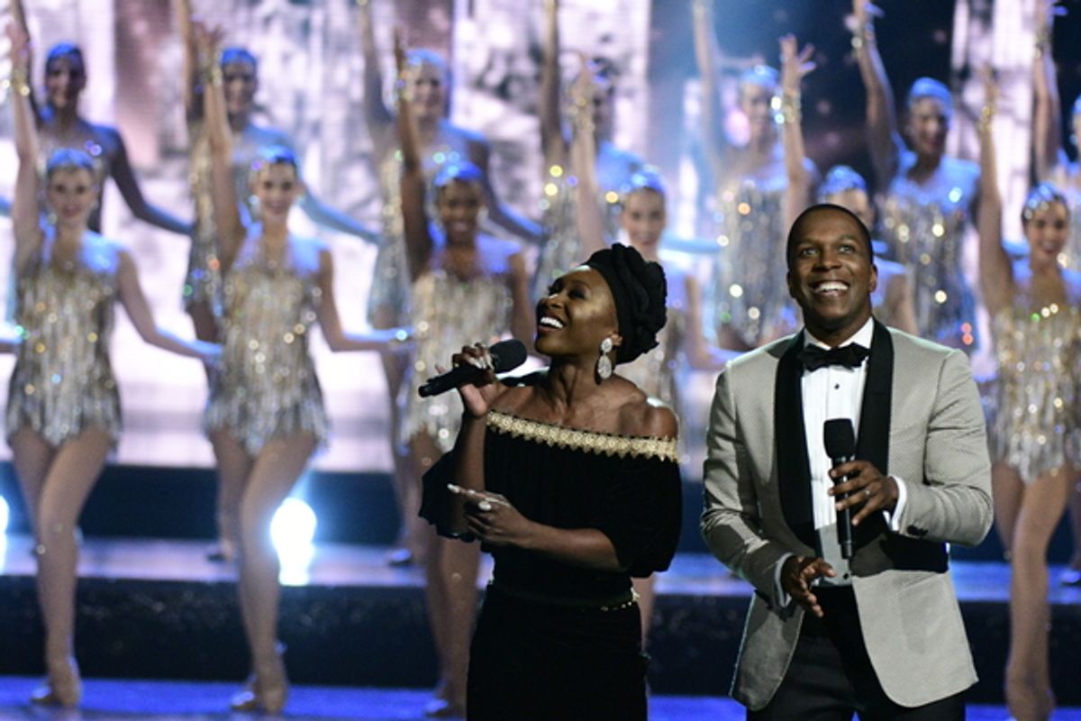 Cynthia Erivo, Leslie Odom Jr.  at 