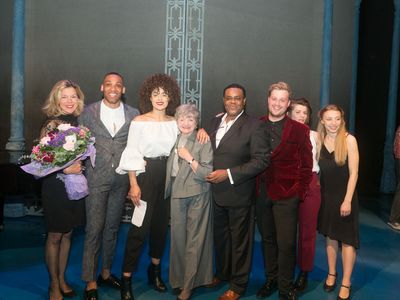 Janie Dee, Shaq Taylor, Izuka Hoyle, Julia McKenzie, Clive Rowe, Oscar Conlon-Morrey, Photo
