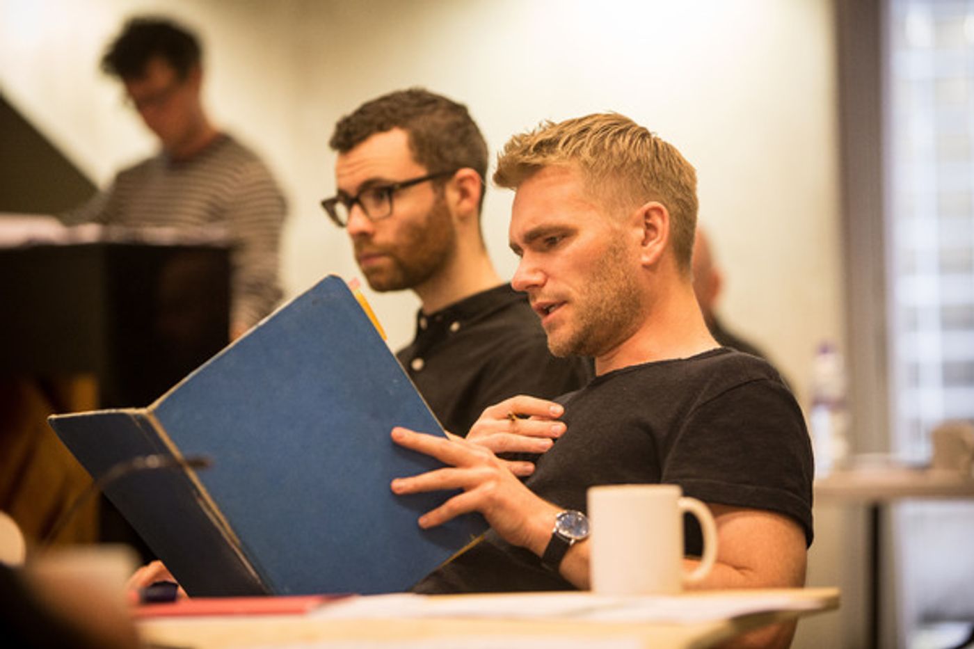 Photo Flash: Inside Rehearsal for New Musical 'COMMITTEE' at Donmar Warehouse  Image