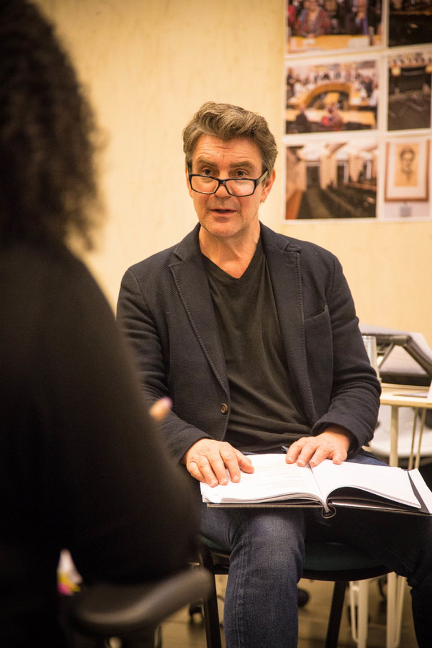 Photo Flash: Inside Rehearsal for New Musical 'COMMITTEE' at Donmar Warehouse  Image