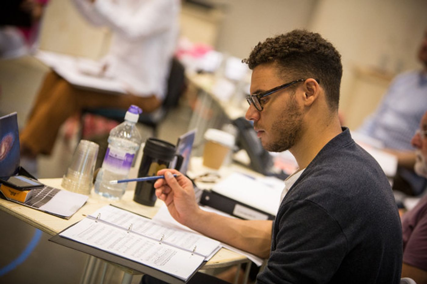 Photo Flash: Inside Rehearsal for New Musical 'COMMITTEE' at Donmar Warehouse  Image