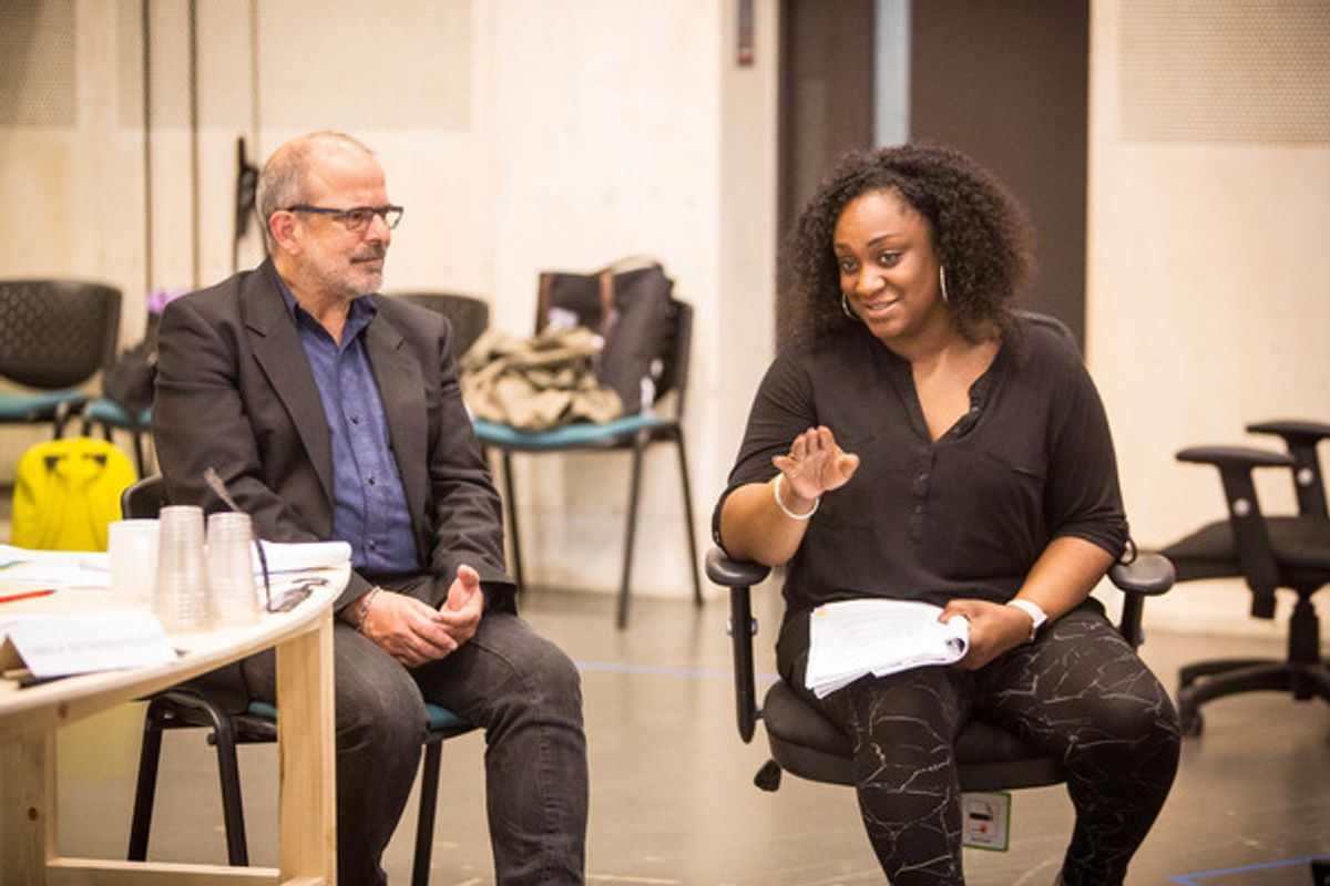 Omar Ebrahim and Sandra Marvin at 