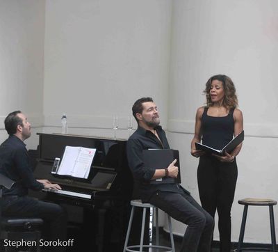 Christian Tamburr, Clint Holmes, Nicole Henry Photo