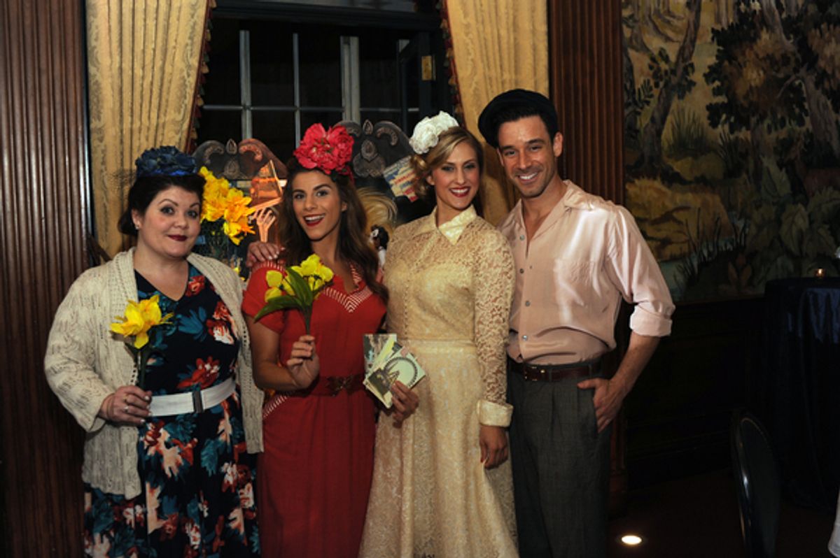 Missy Moreno, Caroline Nicolian, Kate Toole and David Toole at 