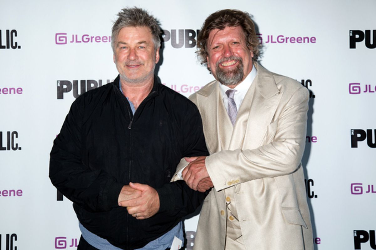 Alec Baldwin, Oskar Eustis at 