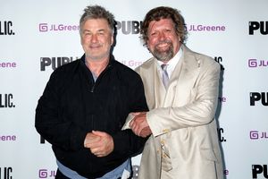 Alec Baldwin, Oskar Eustis Photo