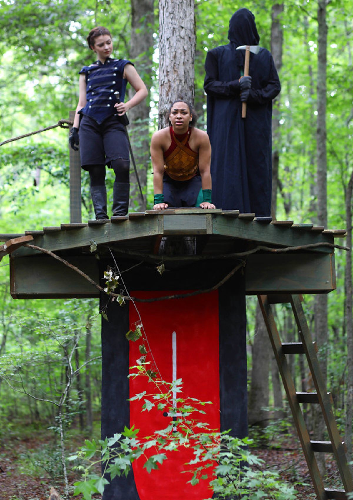 Madison Welsh, Kendra Johnson, Jordan Patrick  at 