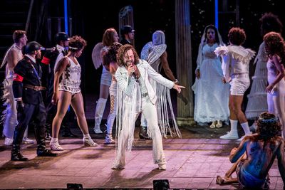 Constantine Maroulis and the company Photo