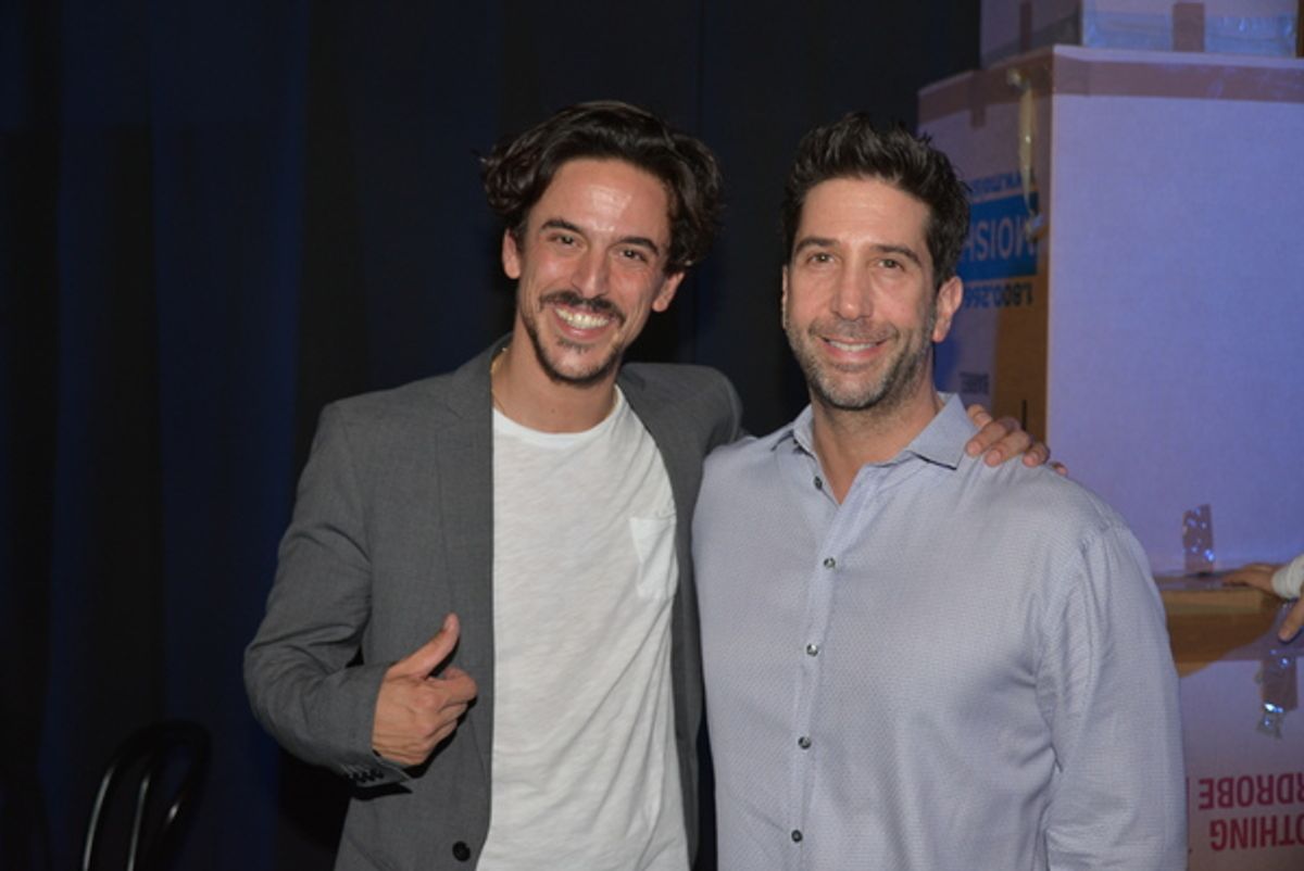 Ben Perry and David Schwimmer at 
