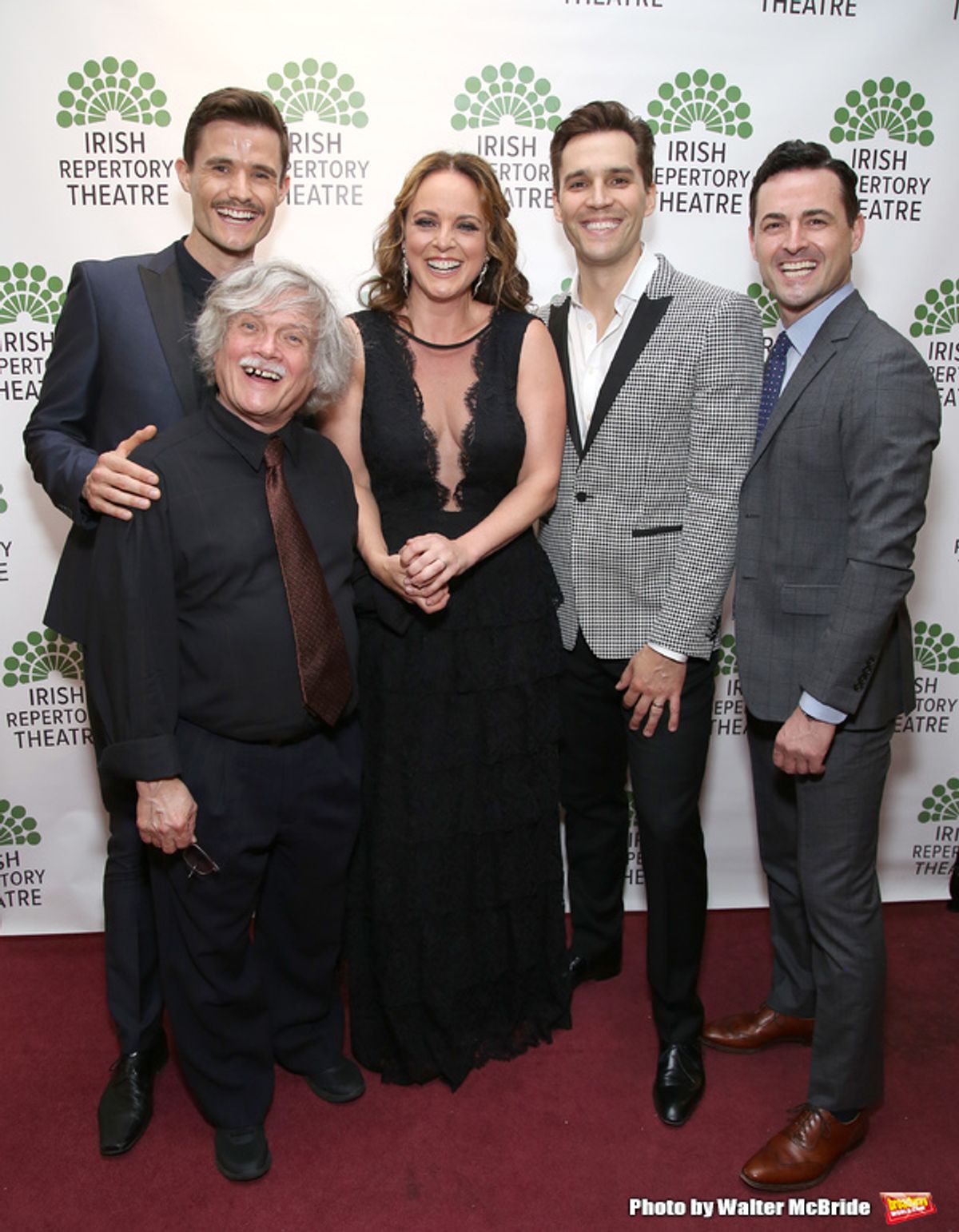 Mark Evans, Ken Jennings, Melissa errico, Ryan Silverman and Max Von Essen at 