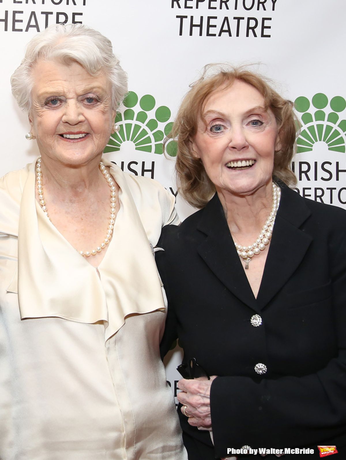 Angela Lansbury and Charlotte Moore at 