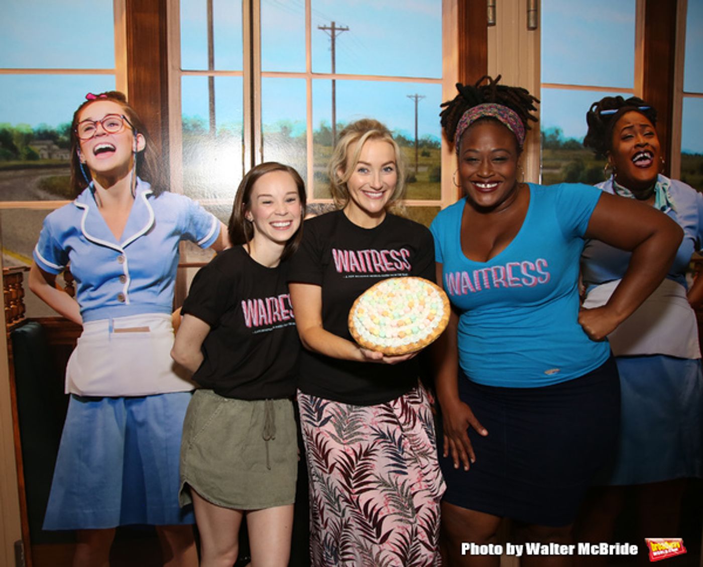 Photo Coverage: WAITRESS Gang Is Opening Up Joe's Pie Diner at the Brooks Atkinson Theatre!  Image