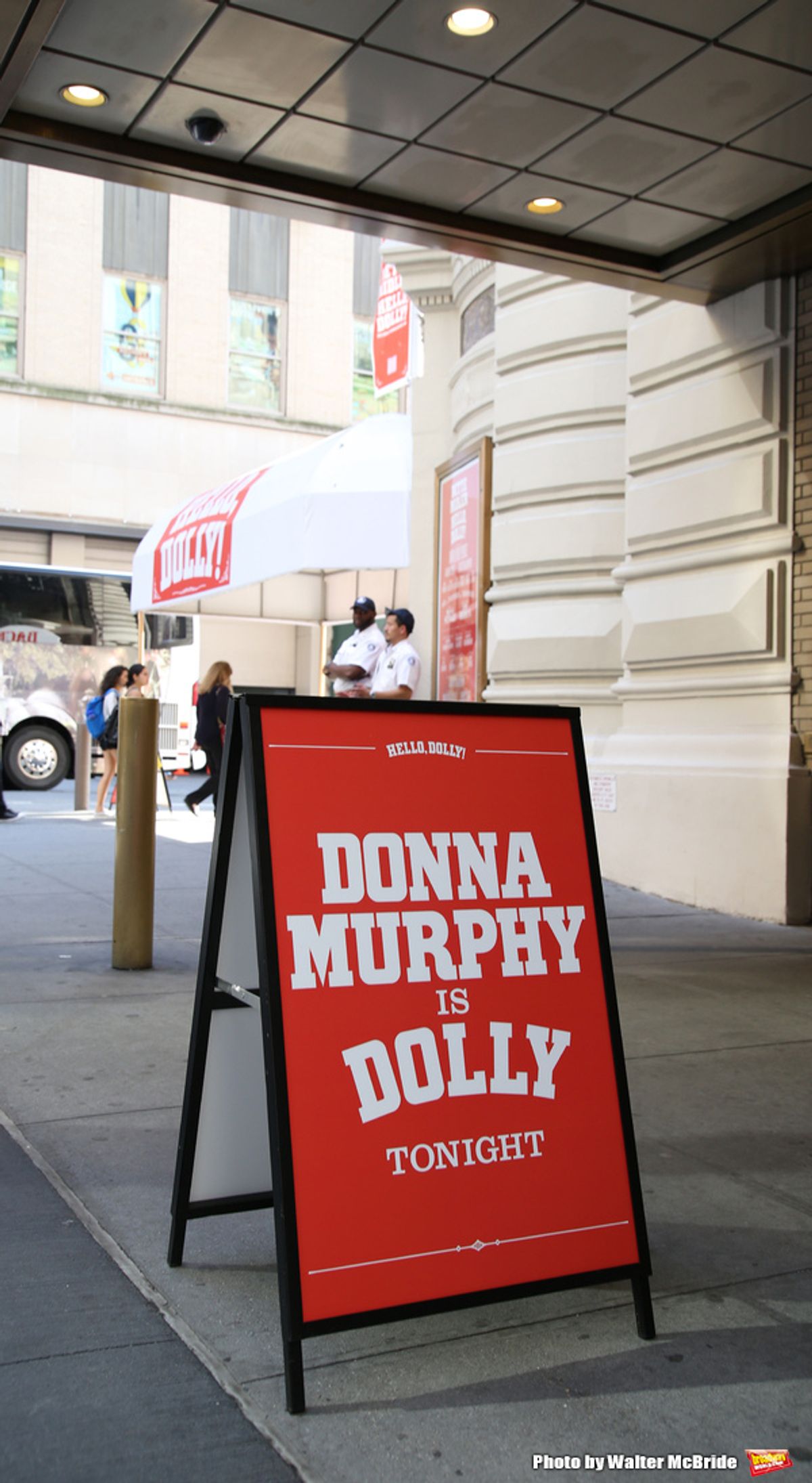 Theatre Marquee for Donna Murphy starring in  'Hello, Dolly' at The Shubert Theatre on June 13, 2017 in New York City. at 