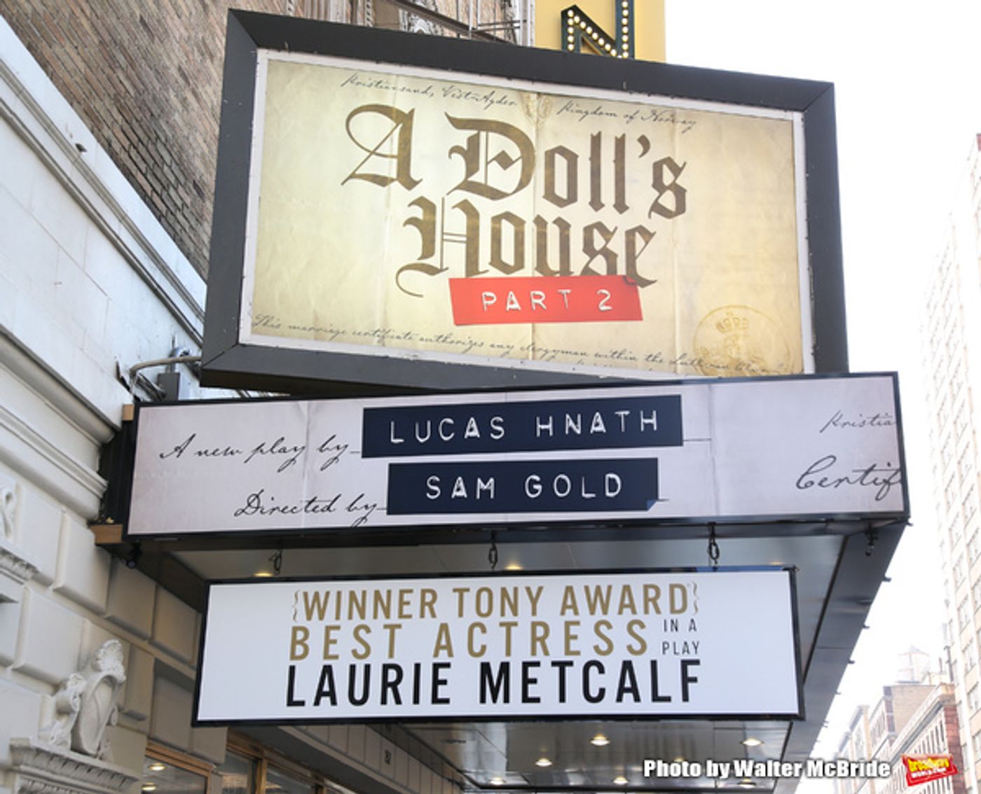 Photo Coverage: Marquee Makeover- Broadway Theatres Get  Tony-Winning Updates!  Image
