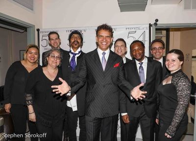 Brian Stokes Mitchell & Orchestra, Tedd Firth music director, Steve Bargenetti, Gary  Photo