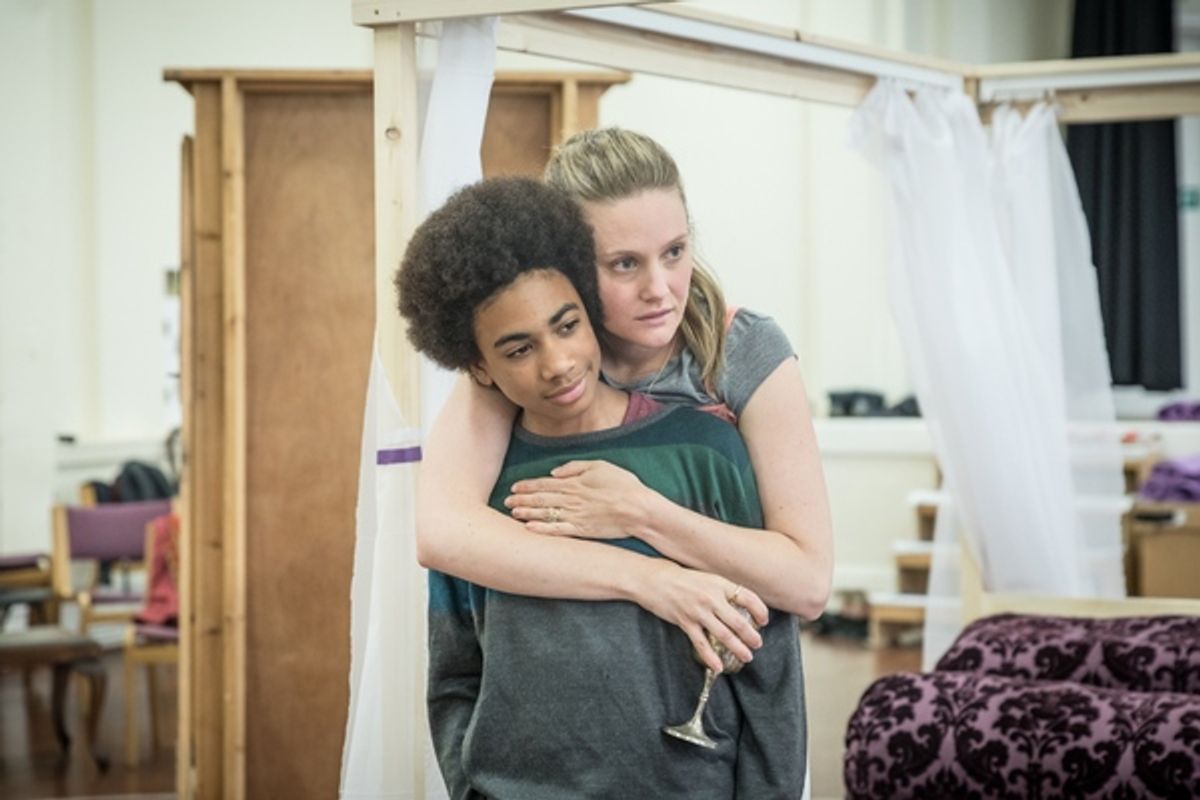 Mark Charles and Romola Garai at 