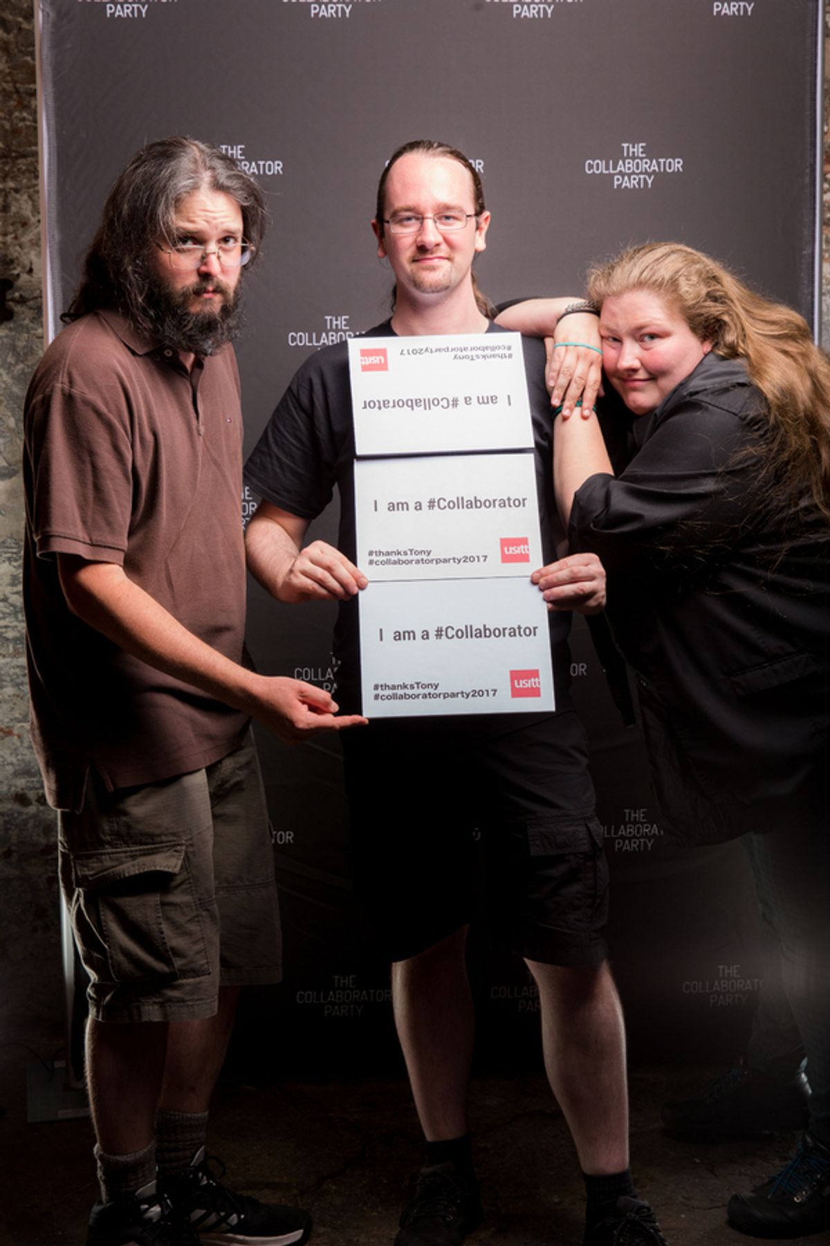 Phillippe Glow, Ken Goodwin and Ien DeNio at 