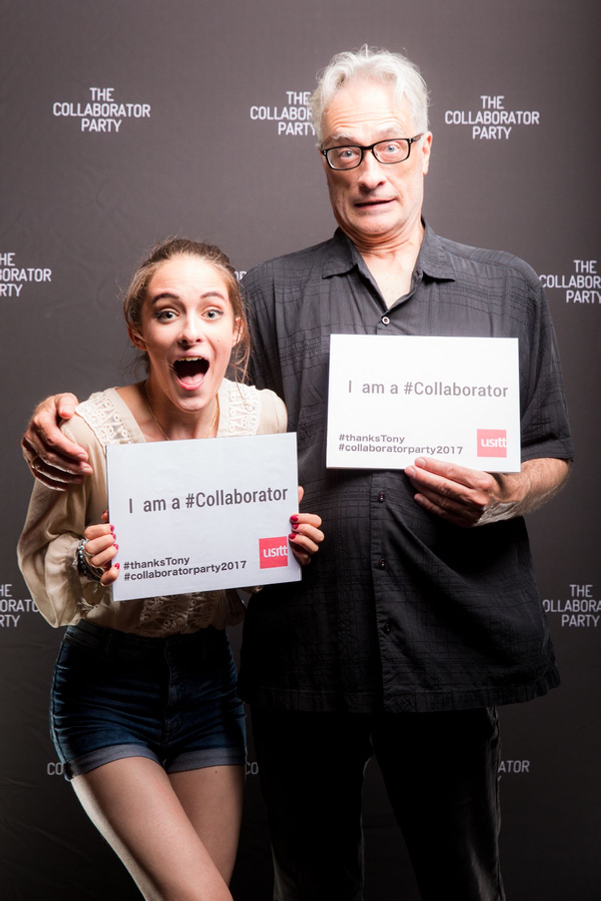 Zoe van Tieghem and David van Tieghem at 