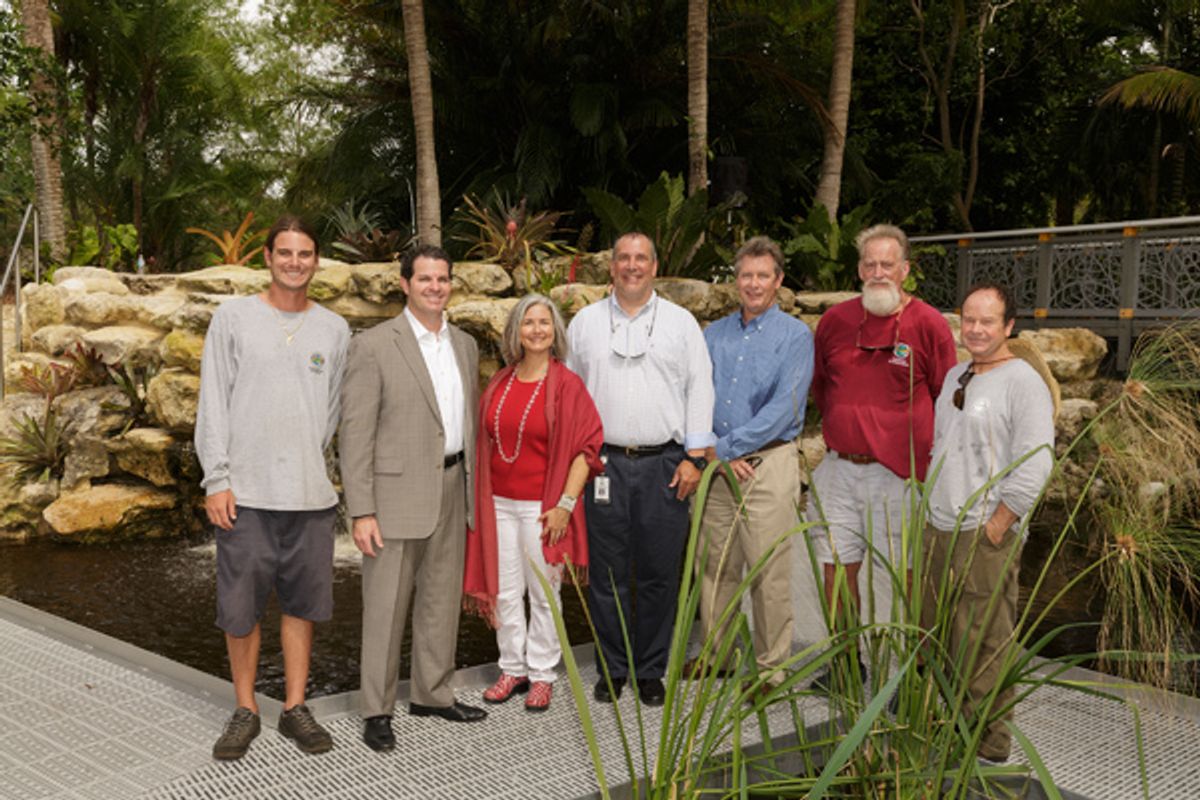 Matt Boyson, Todd Bonlarron, Elayna Toby Singer, Dave Dolan, Ron Rice, Mike Page and Joel Crippen at 