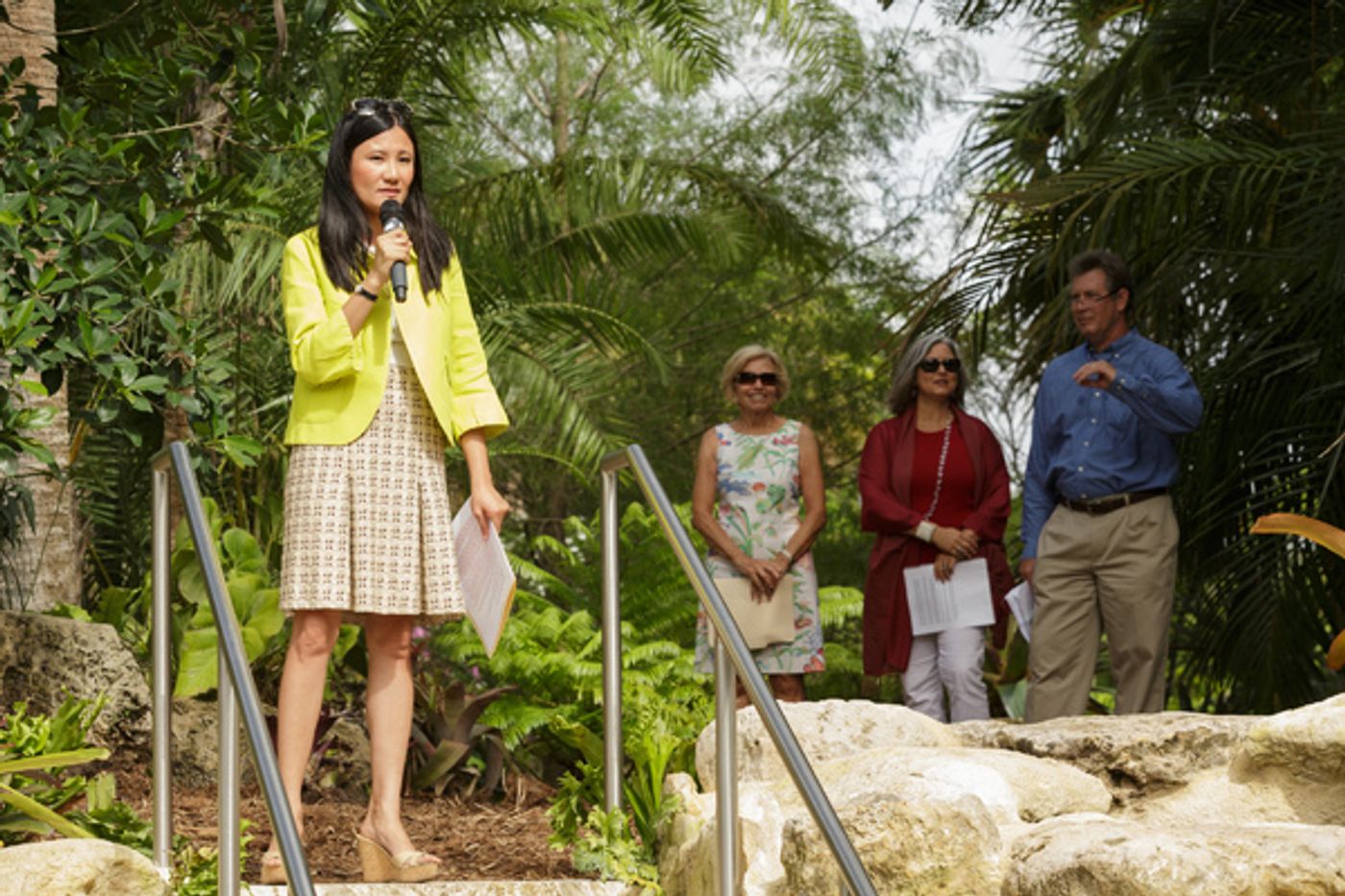 Photo Flash: Mounts Botanical Garden Dedicates New Windows on the Floating World  Image