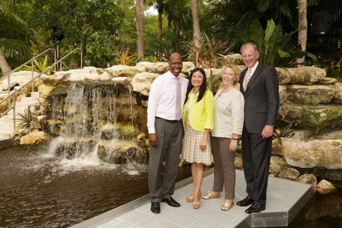 Photo Flash: Mounts Botanical Garden Dedicates New Windows on the Floating World  Image