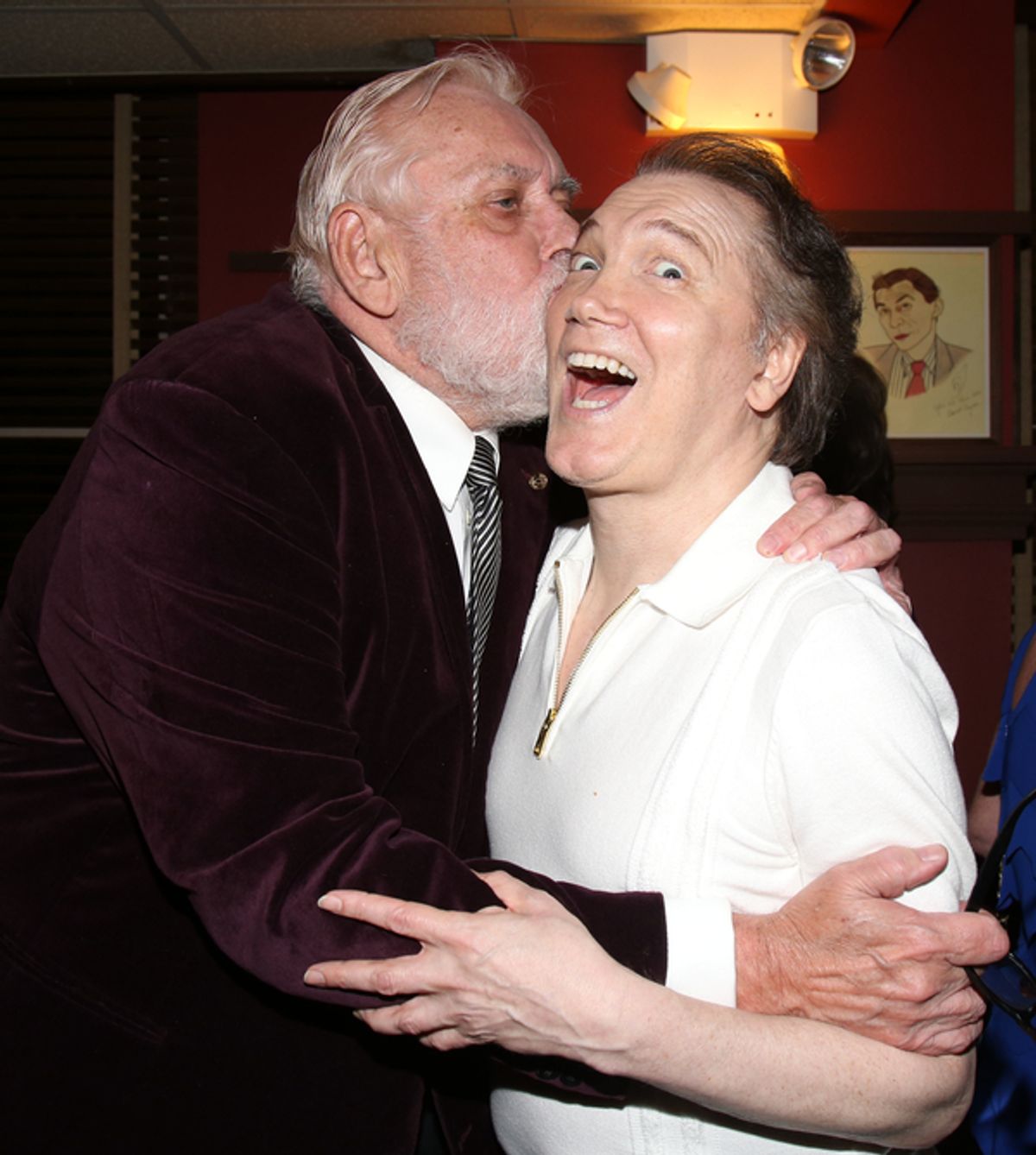 Jim Brochu and Charles Busch at 