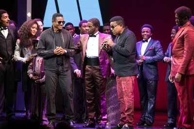 Lucy St Louis, Jackie Jackson, Cedric Neal, and Tito Jackson Photo
