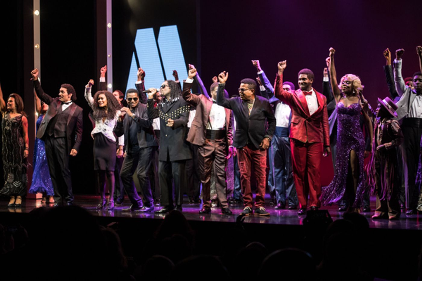 Photo Flash: The Jacksons Join the West End Cast of MOTOWN THE MUSICAL on Stage  Image