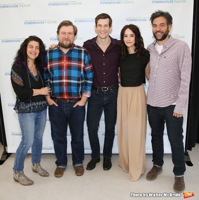 Sheryl Kaller, Michael Chernus, David T. Patterson, Abigail Spencer and Josh Radnor  Photo