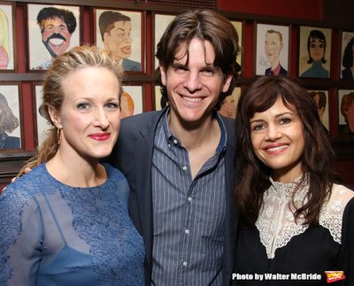 Katie Finneran, Alex Timbers and Carla Gugino Photo