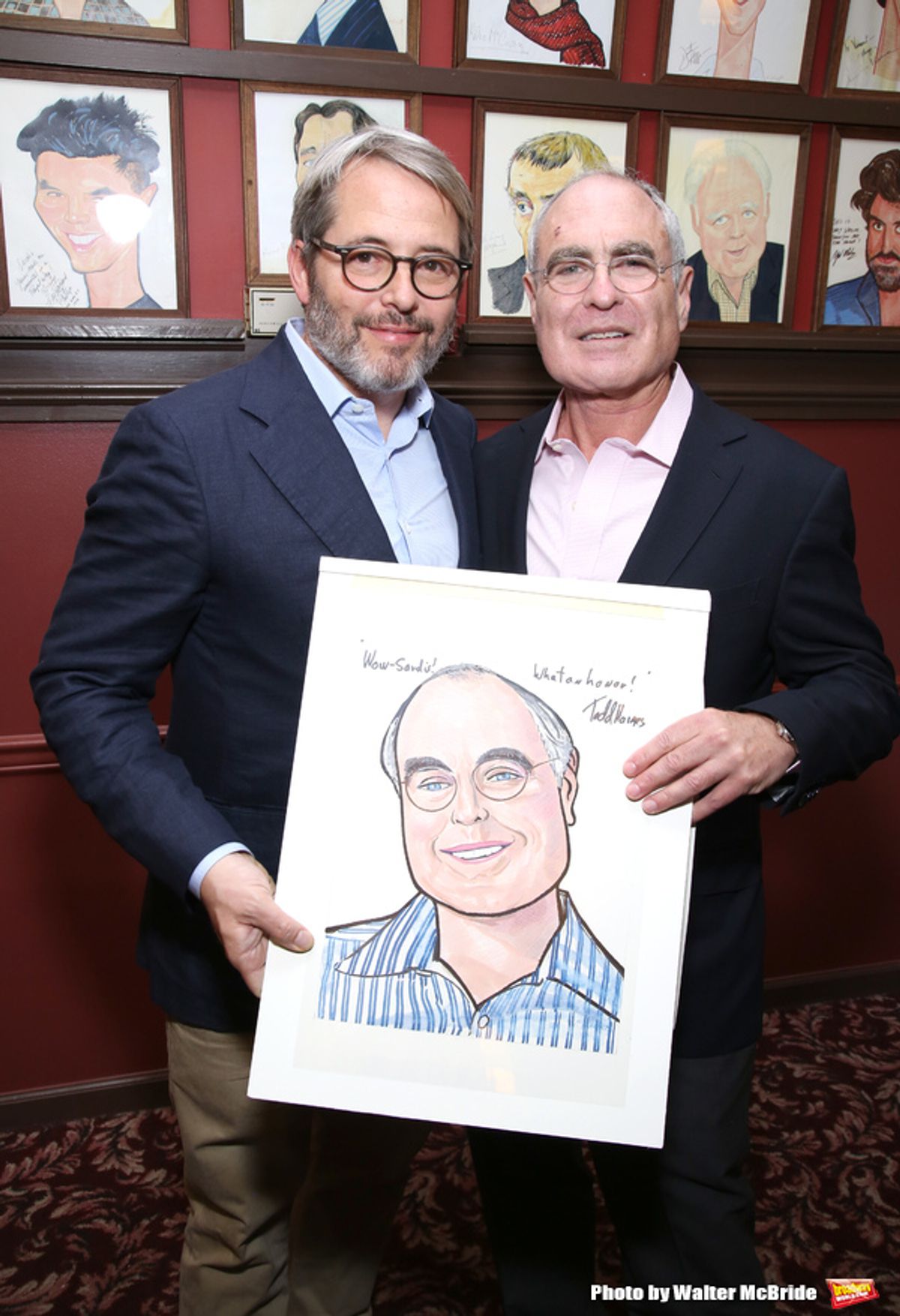 Matthew Broderick and Todd Haimes at 