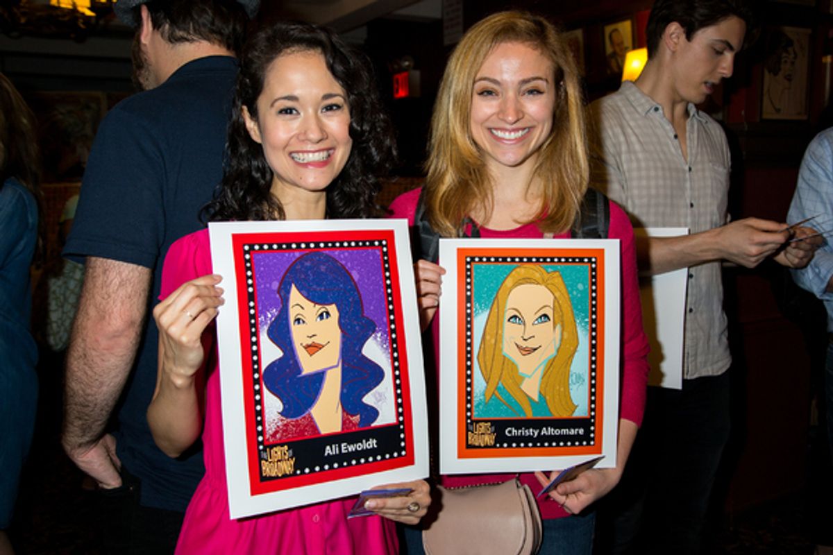 Ali Ewoldt, Christy Altomare at 