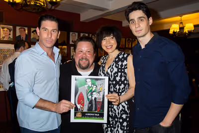 Richard H. Blake, Justin "Squigs" Robertson, Lucia Giannetta, Bobby Conte Thornton Photo