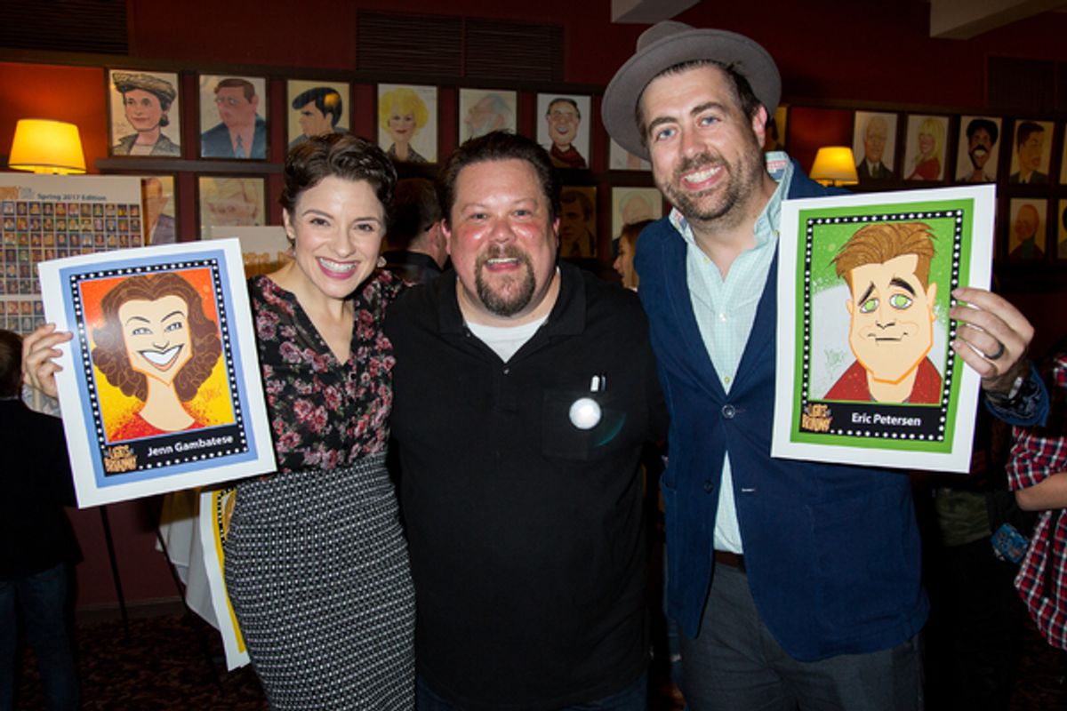 Jenn Gambatese, Justin 'Squigs' Robertson, Eric Peterson at 