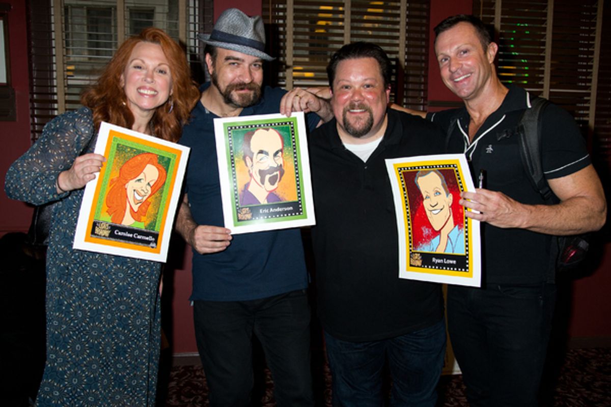 Carolee Carmello, Eric Anderson, Justin Robertson, R. Lowe at 