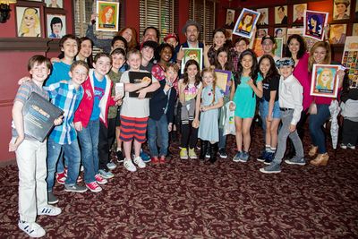 Justin "Squigs" Robertson and Broadway stars celebrate the Spring 2017 Lights of Broa Photo