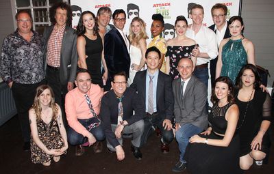 THE FULL COMPANY â€“ top left to right â€“ Larry Rosner, Lory Lazarus, 
Emi Photo