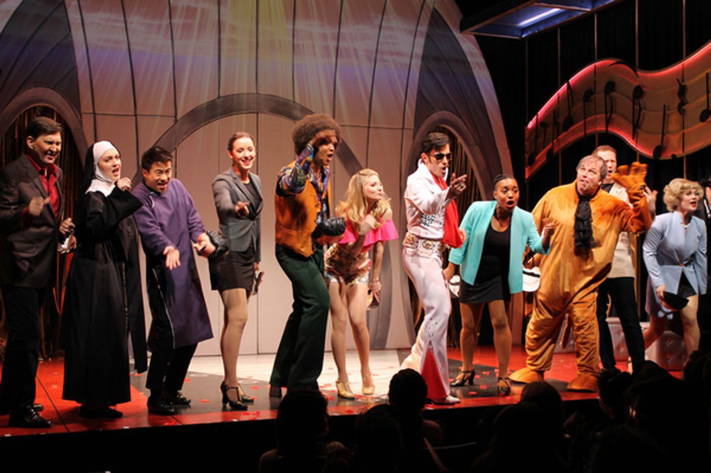 Photo Flash: The King is Back! Inside the Opening of ATTACK OF THE ELVIS IMPERSONATORS  Image