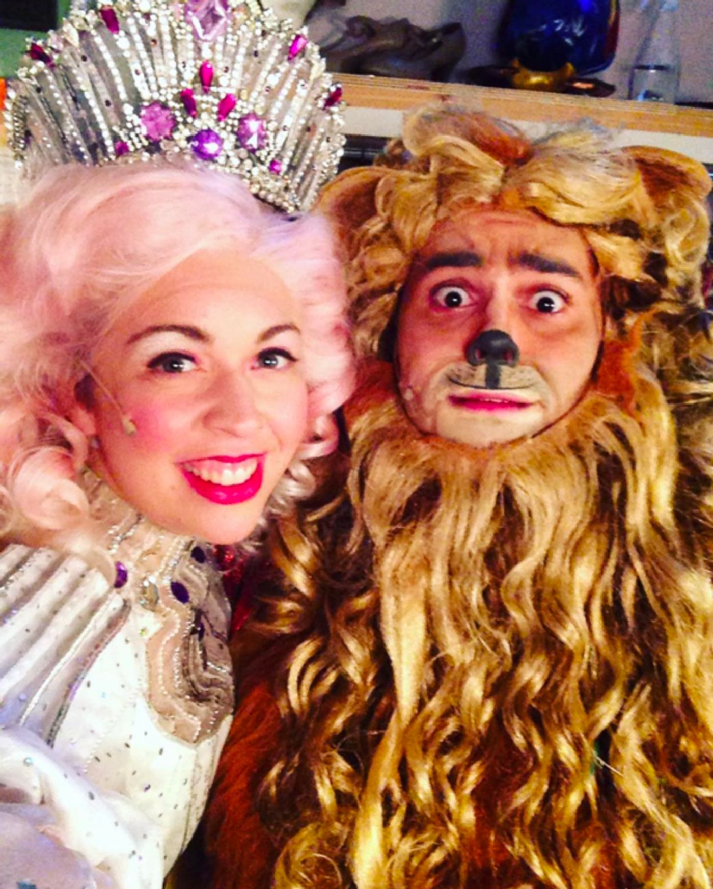 Photo Flash: SUNSET BOULEVARD Prepares to Drive Off Into the Sunset, and More Saturday Intermission Pics!  Image