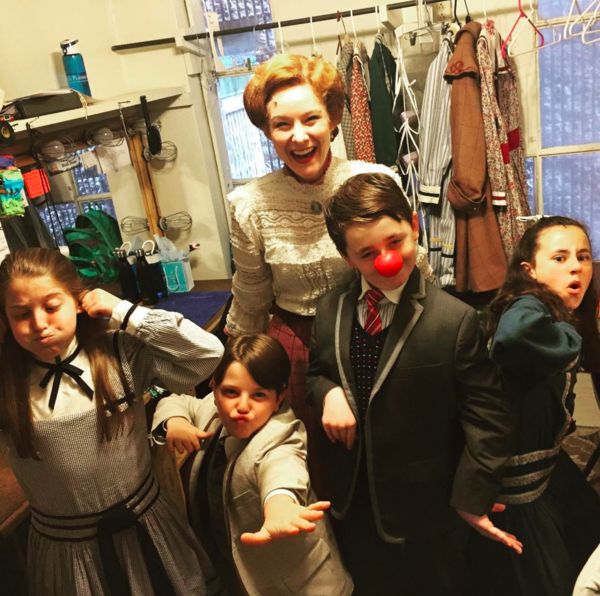 Mary Poppins (Paper Mill Playhouse): @missjillysue #sip with Madi Shaer, Maddox Padge Photo