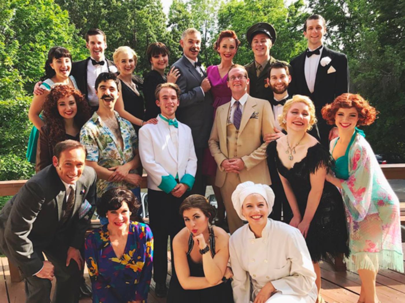 Photo Flash: SUNSET BOULEVARD Prepares to Drive Off Into the Sunset, and More Saturday Intermission Pics!  Image