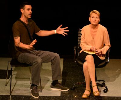 Mickey Solis; Lindsay Crouse Photo