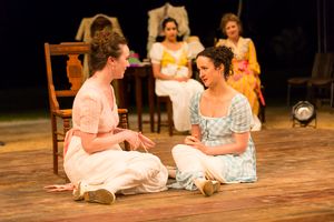 Amelia Pedlow and Kate Hamill in Pride and Prejudice @ BroadwayWorld Amelia Pedlow and Kate Hamill in Pride and Prejudice Photo