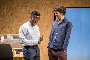 Bayo Gbadamosi and Colin Morgan @ BroadwayWorld Bayo Gbadamosi and Colin Morgan Photo