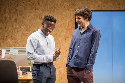 Bayo Gbadamosi and Colin Morgan Photo