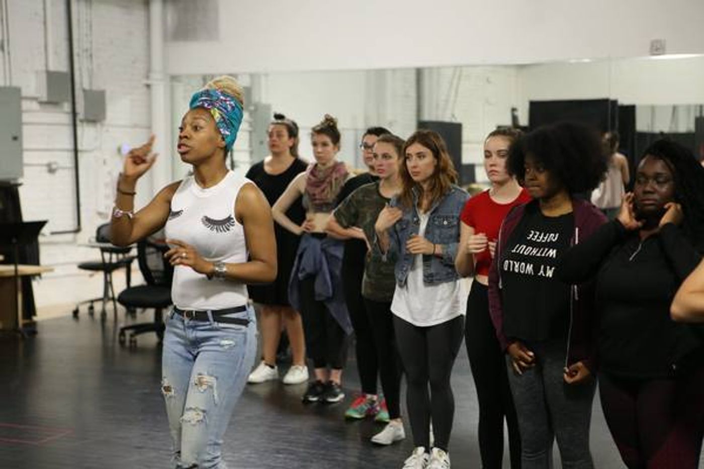Photo Flash: Jenn Colella and More Mentor Students on Broadway Dreams' #ComeTogether Summer Intensive Tour  Image