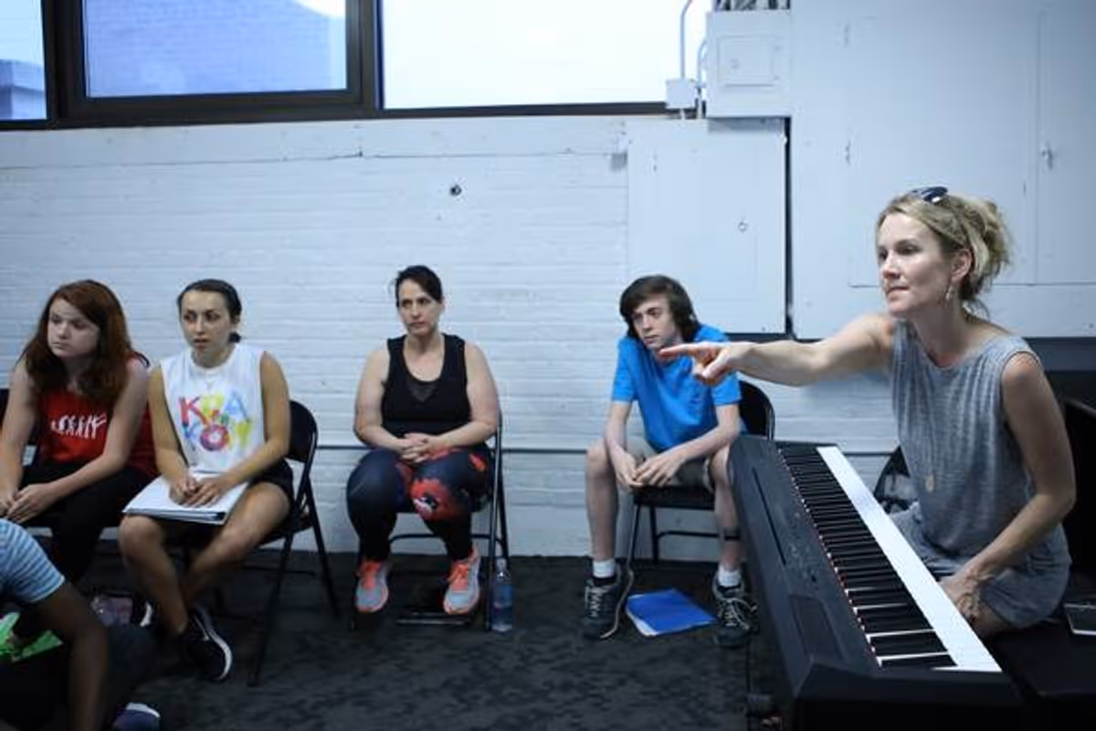 Erin Dilly at Jenn Colella and More Mentor Students on Broadway Dreams' #ComeTogether Summer Intensive Tour