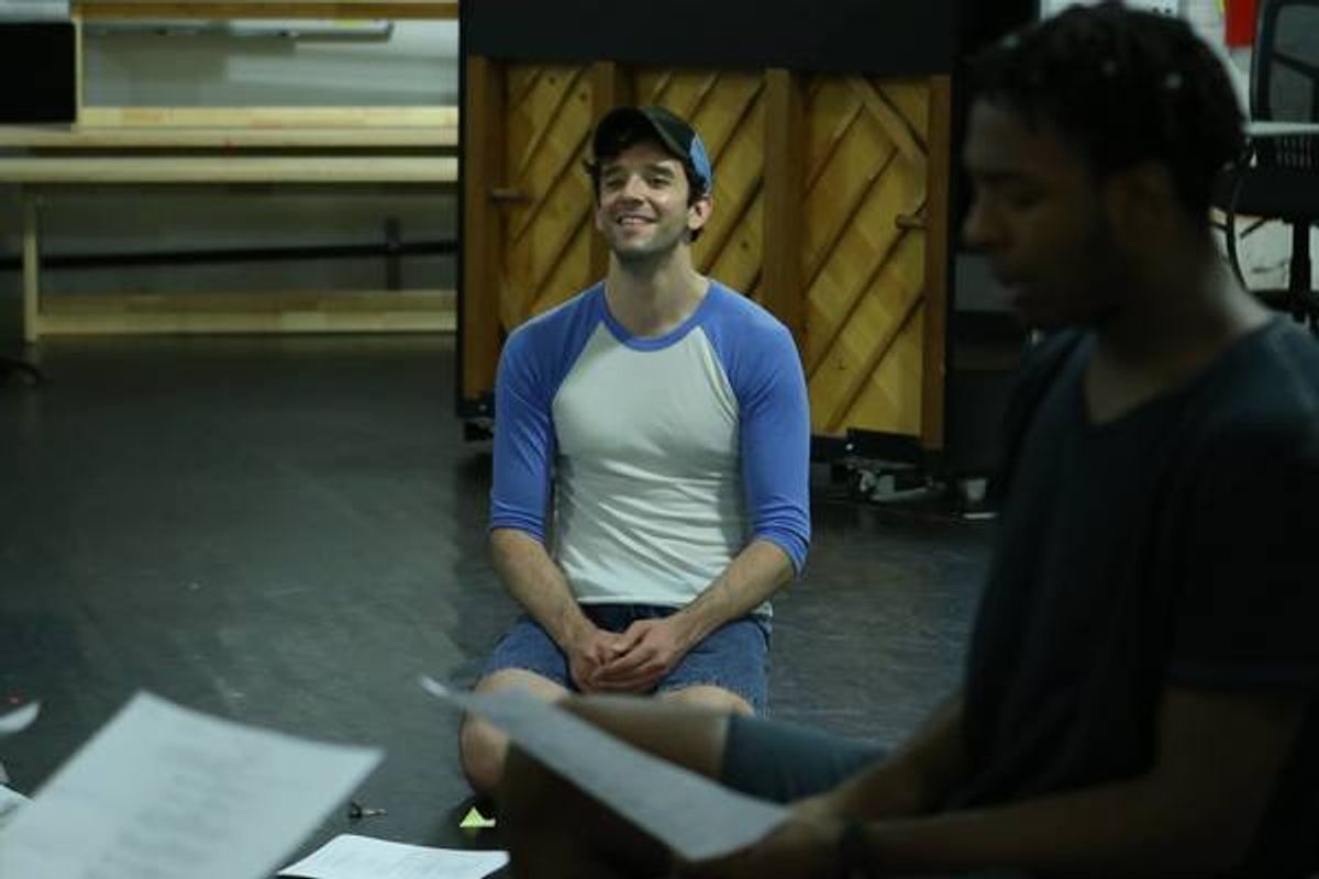 Michael Urie at Jenn Colella and More Mentor Students on Broadway Dreams' #ComeTogether Summer Intensive Tour