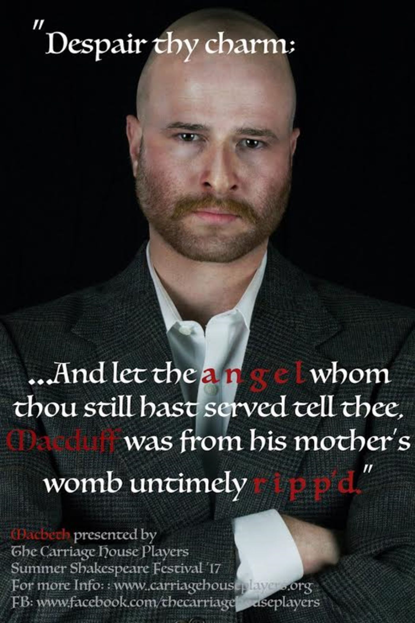 Photo Flash: Sneak Peek - The Carriage House Players to Present Shakespeare's MACBETH  Image