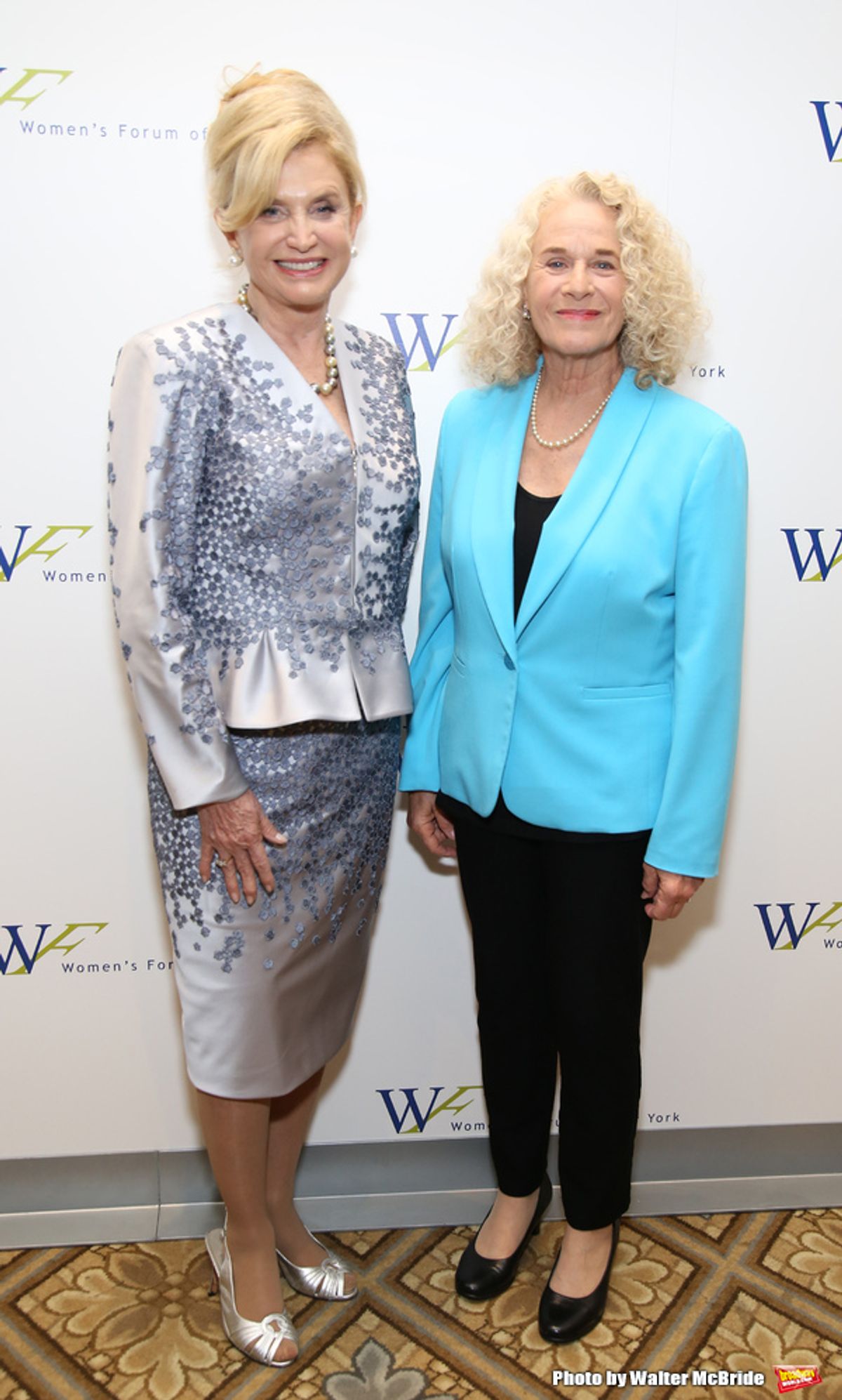 Carolyn B. Maloney and Carole King at 